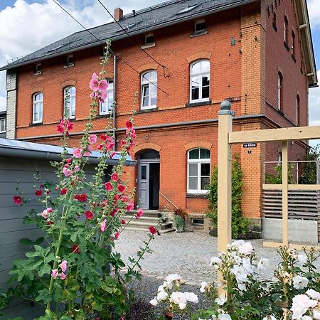 Bahnhof Frauenstein Schlossblick Extérieur photo